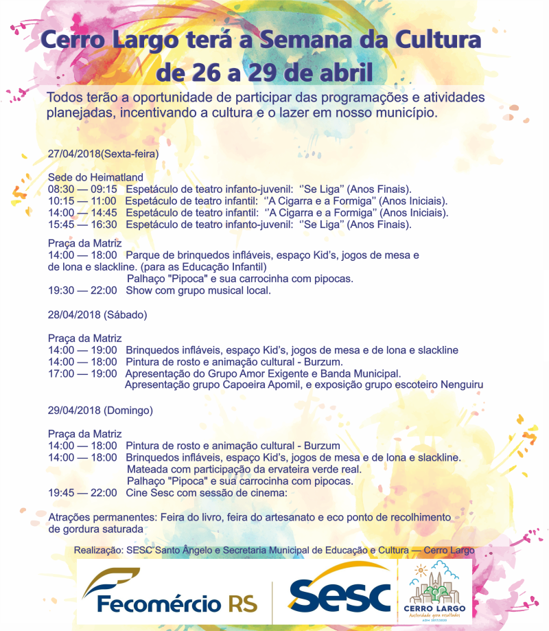SEMANA DA CULTURA 
